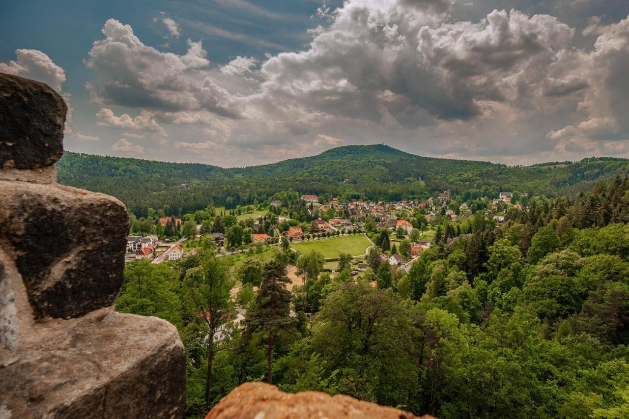 Wohlfuehlzeit Im Zittauer Gebirge Apartment Exterior foto