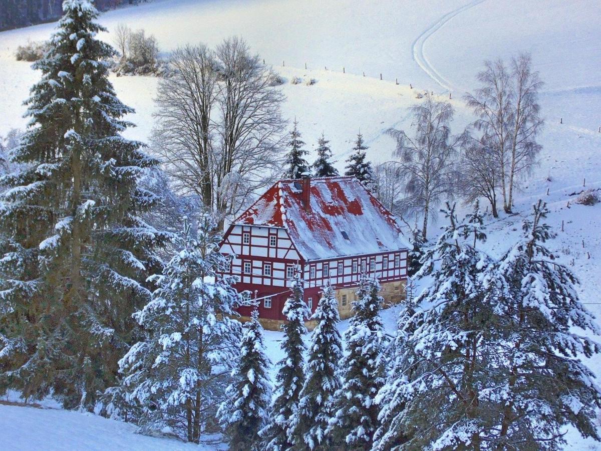 Wohlfuehlzeit Im Zittauer Gebirge Apartment Exterior foto